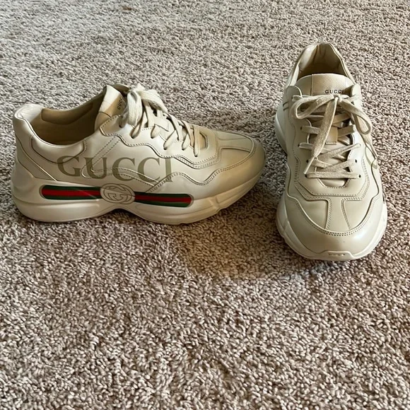 Gucci | Shoes | Mens Gucci Sneakers Size 7 4 Slightly Worn  display picture 1
